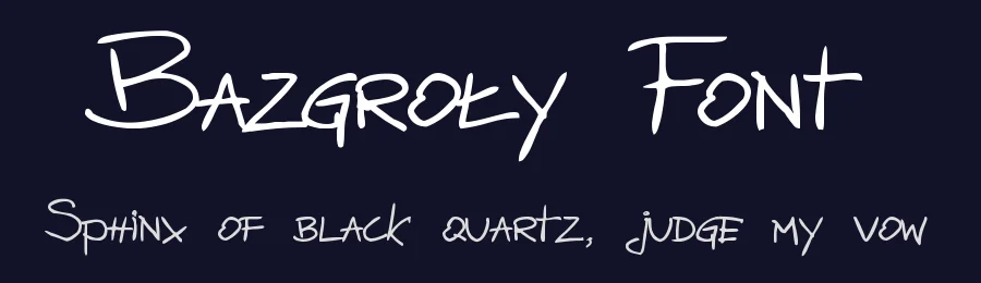 Bazgroły Font by zai — Display Font — thumbnail 2