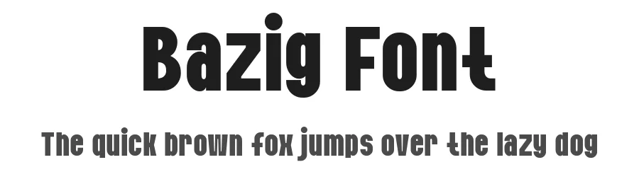Bazig Font by Sealoung — Display Font