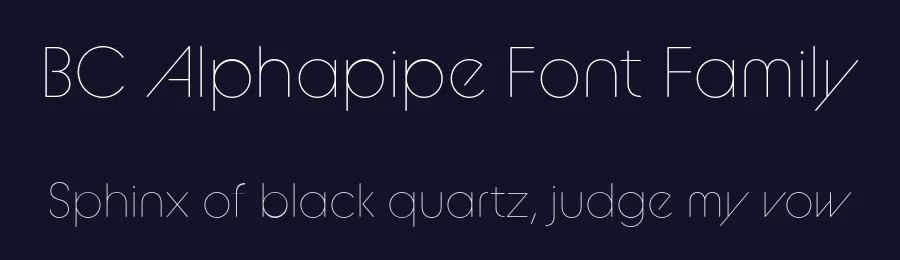 BC Alphapipe Font Family by Briefcase Type — Display Font — thumbnail 2