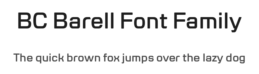BC Barell Font Family by JiΕΓ RathouskΓ½ β Display Font