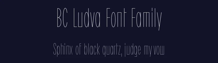BC Ludva Font Family by Marek Čuban — Sans Serif Font — thumbnail 2