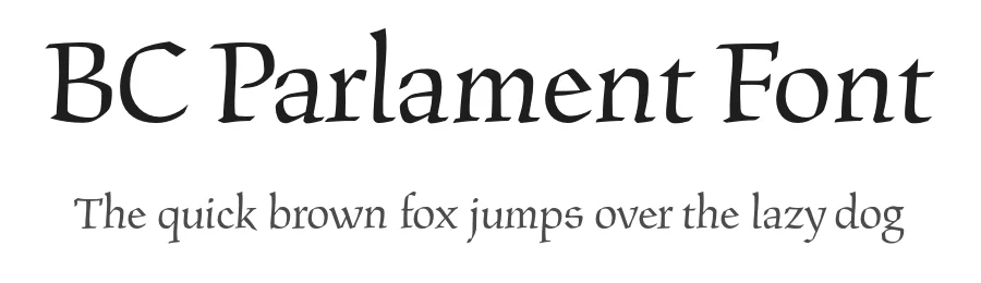 BC Parlament Font by Petra Dočekalová , Tomáš Brousil — Display Font