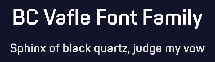 BC Vafle Font Family by Marek Pistora — Sans Serif Font — thumbnail 2