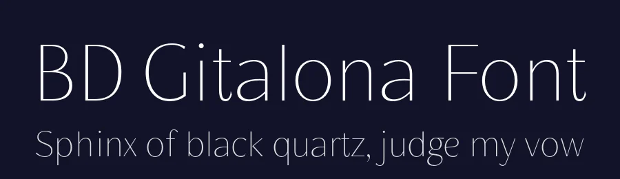 BD Gitalona Font by Balibilly Design — Sans Serif Font — thumbnail 2