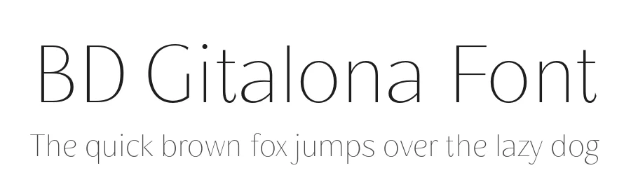 BD Gitalona Font by Balibilly Design β Sans Serif Font