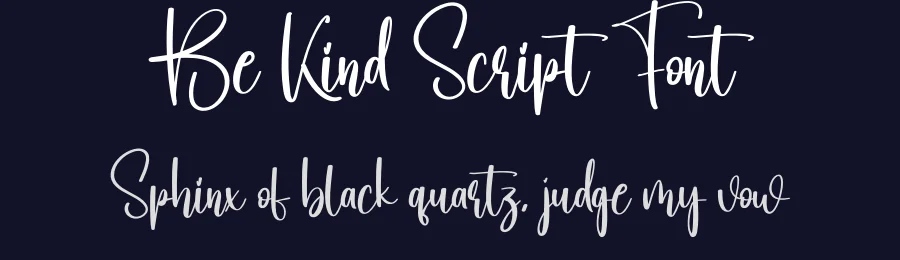 Be Kind Script Font by creativeletter — Script Handwritten Font — thumbnail 2