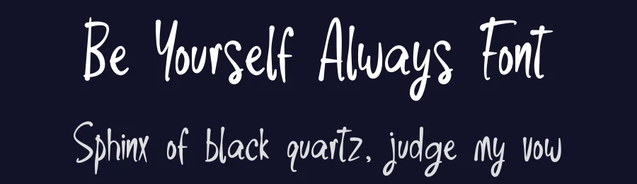 Be Yourself Always Font by Bluestype Studio — Script Handwritten Font — thumbnail 2