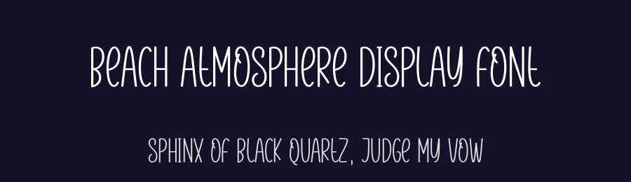 Beach Atmosphere Display Font by andikastudio — Display Font — thumbnail 2
