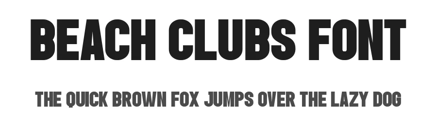 Beach Clubs Font by Craftedtype — Decorative Font
