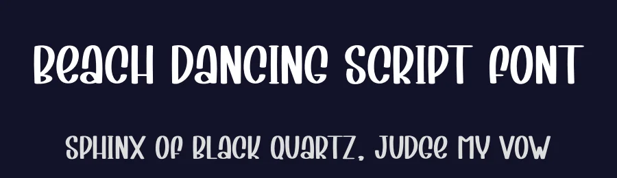 Beach Dancing Script Font by creativeletter — Display Font — thumbnail 2