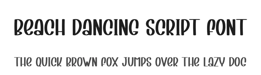Beach Dancing Script Font by creativeletter — Display Font
