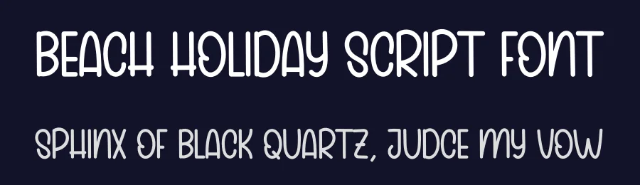 BEACH HOLIDAY SCRIPT FONT by inermediaSTUDIO — Display Font — thumbnail 2