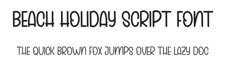 BEACH HOLIDAY SCRIPT FONT by inermediaSTUDIO — Display Font