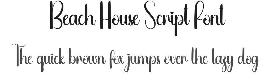 Beach House Script Font by andikastudio — Script Handwritten Font