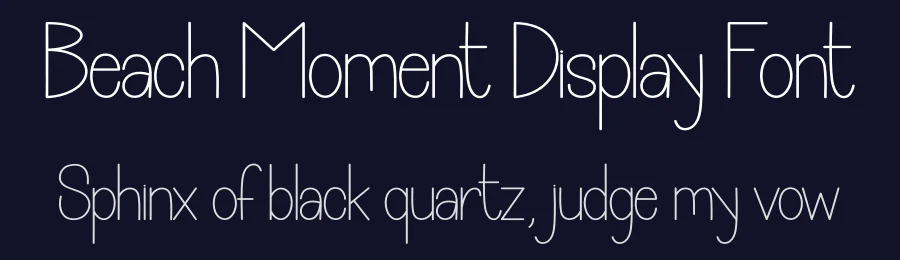Beach Moment Display Font by andikastudio — Display Font — thumbnail 2