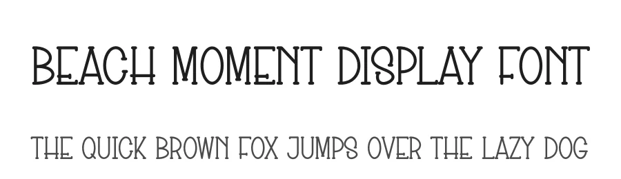 Beach Moment Display Font by andikastudio — Script Handwritten Font
