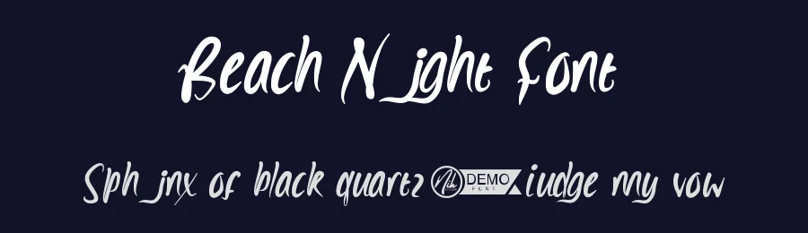 Beach Night Font by nihstudio — Script Handwritten Font — thumbnail 2
