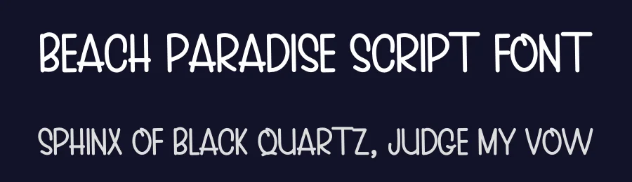 BEACH PARADISE SCRIPT FONT by inermediaSTUDIO — Display Font — thumbnail 2
