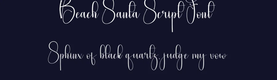 Beach Santa Script Font by andikastudio — Script Handwritten Font — thumbnail 2