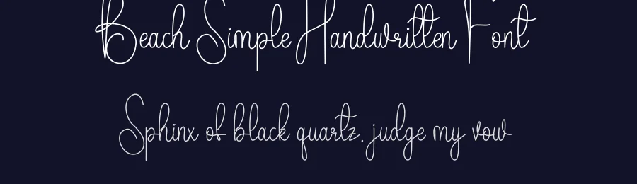 Beach Simple Handwritten Font by andikastudio — Script Handwritten Font — thumbnail 2