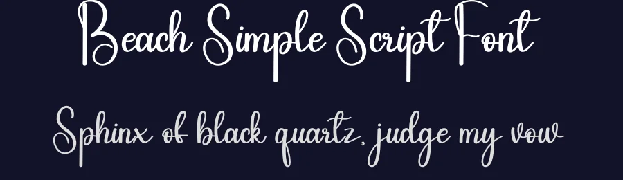 Beach Simple Script Font by andikastudio — Script Handwritten Font — thumbnail 2