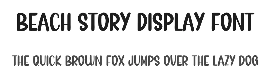 Beach Story Display Font by inermediaSTUDIO — Display Font