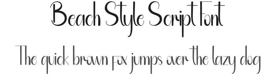 Beach Style Script Font by andikastudio — Display Font