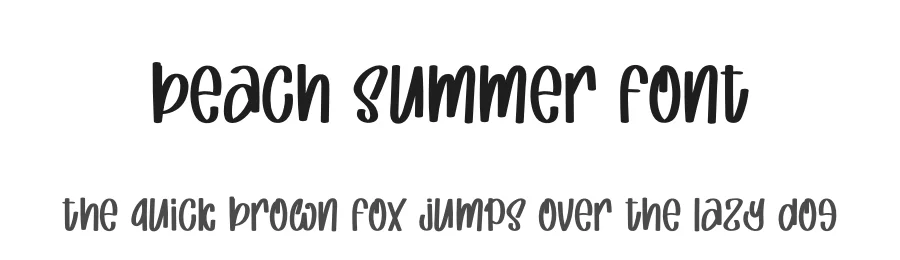Beach Summer Font by levincreative — Script Handwritten Font