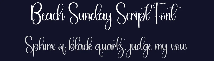 Beach Sunday Script Font by andikastudio — Script Handwritten Font — thumbnail 2