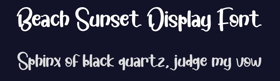 Beach Sunset Display Font by andikastudio — Script Handwritten Font — thumbnail 2