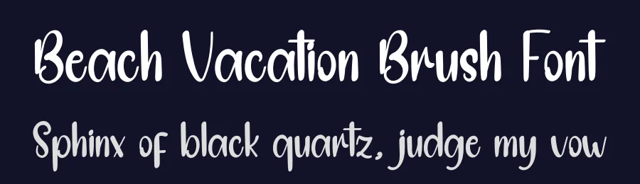 Beach Vacation Brush Font by inermediaSTUDIO — Script Handwritten Font — thumbnail 2