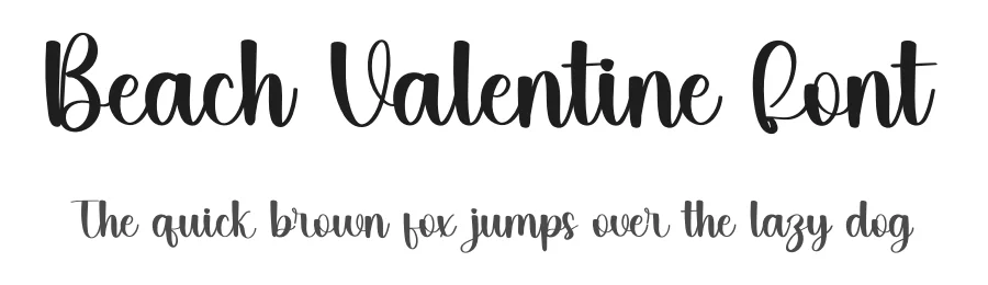 Beach Valentine Font by inermediaSTUDIO — Script Handwritten Font