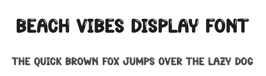 Beach Vibes Display Font by andikastudio — Display Font