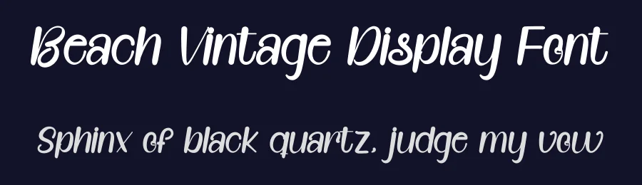 Beach Vintage Display Font by inermediaSTUDIO — Script Handwritten Font — thumbnail 2