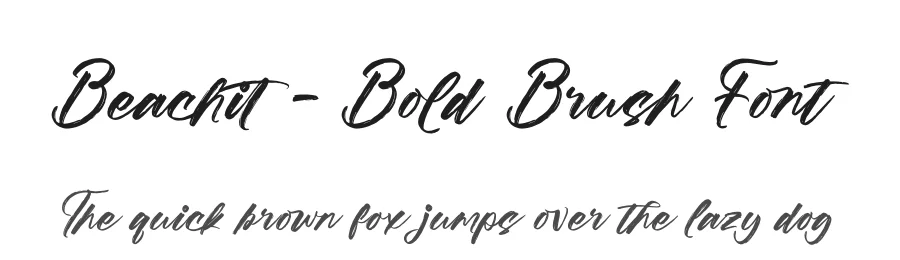 Beachit – Bold Brush Font by stylishtype.co — Script Handwritten Font