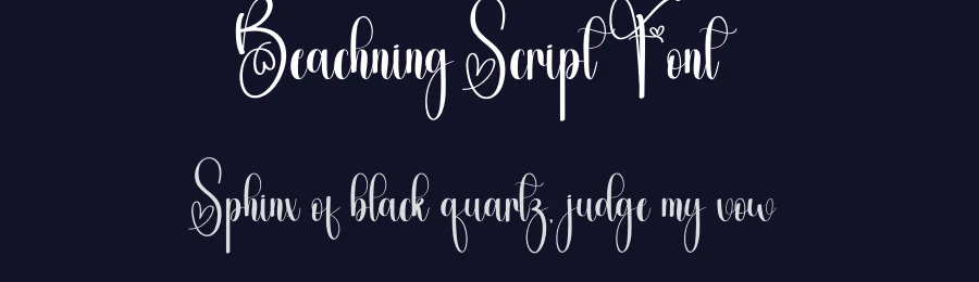 Beachning Script Font by andikastudio — Script Handwritten Font — thumbnail 2