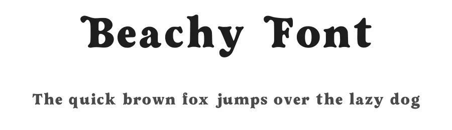 Beachy Font by grphxcs studio β Serif Font