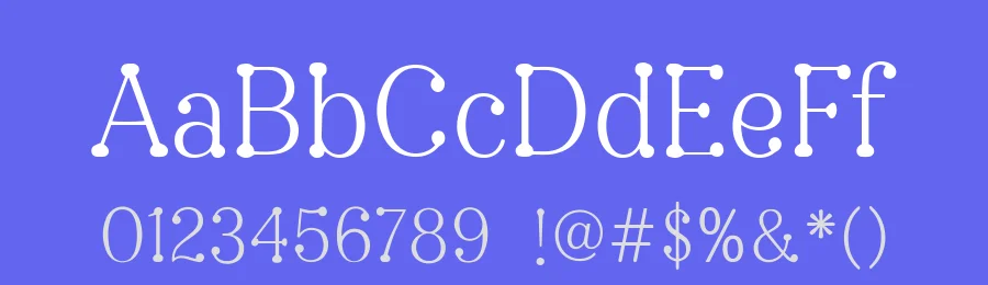 Beadcharm Font by letterhanna — Decorative Font — thumbnail 3