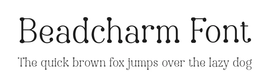 Beadcharm Font by letterhanna — Decorative Font