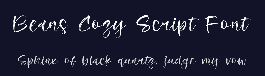 Beans Cozy Script Font by stylishtype.co — Script Handwritten Font — thumbnail 2