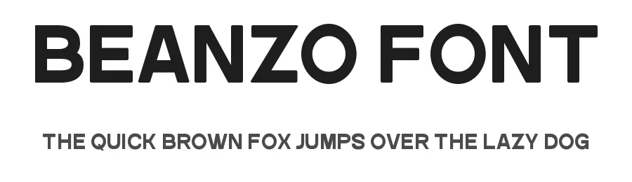 Beanzo Font by Almairatype — Display Font