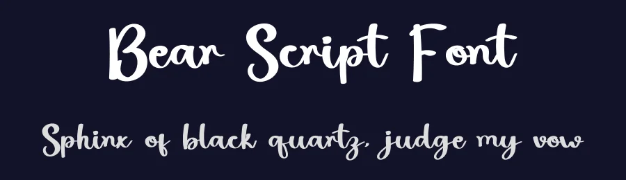 Bear Script Font by inermediaSTUDIO — Script Handwritten Font — thumbnail 2