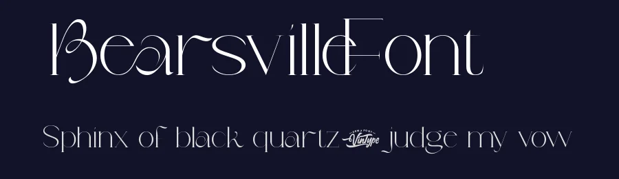 Bearsville Font by VinType — Display Font — thumbnail 2