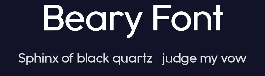 Beary Font by Demfont — Display Font — thumbnail 2