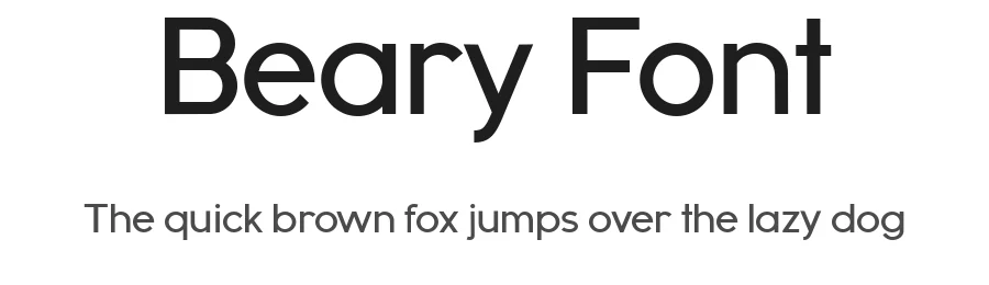 Beary Font by Demfont — Display Font
