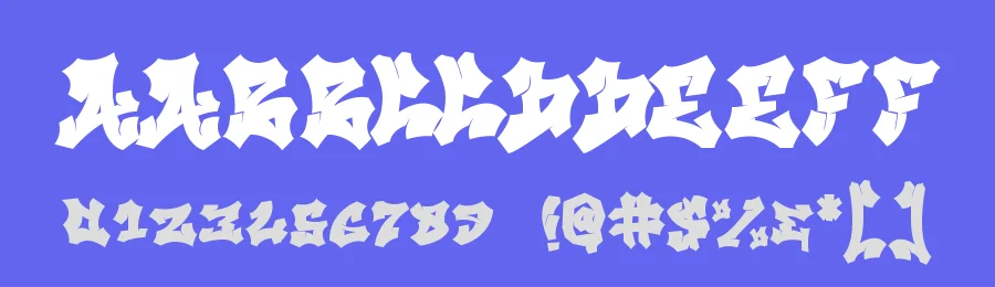 Beast Quotz Graffiti Font by Cikareotype Studio — Display Font — thumbnail 3
