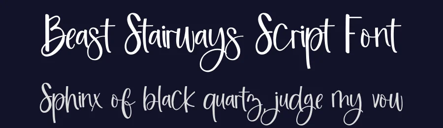 Beast Stairways Script Font by UICreative — Script Handwritten Font — thumbnail 2