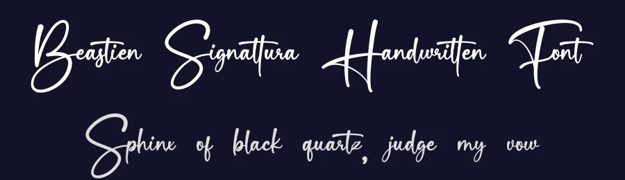 Beastien Signattura Handwritten Font by Basnistudio — Script Handwritten Font — thumbnail 2