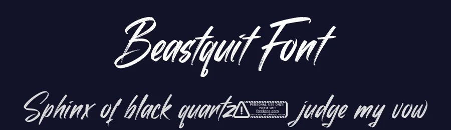 Beastquit Font by fontkong — Script Handwritten Font — thumbnail 2
