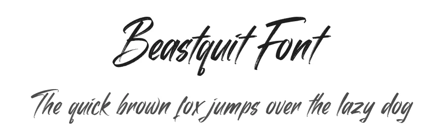 Beastquit Font by fontkong — Script Handwritten Font